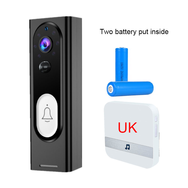 wireless video doorbell with intercom