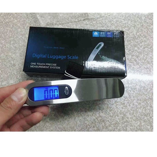 Stainless Steel Brushed Electronic Portable Scale