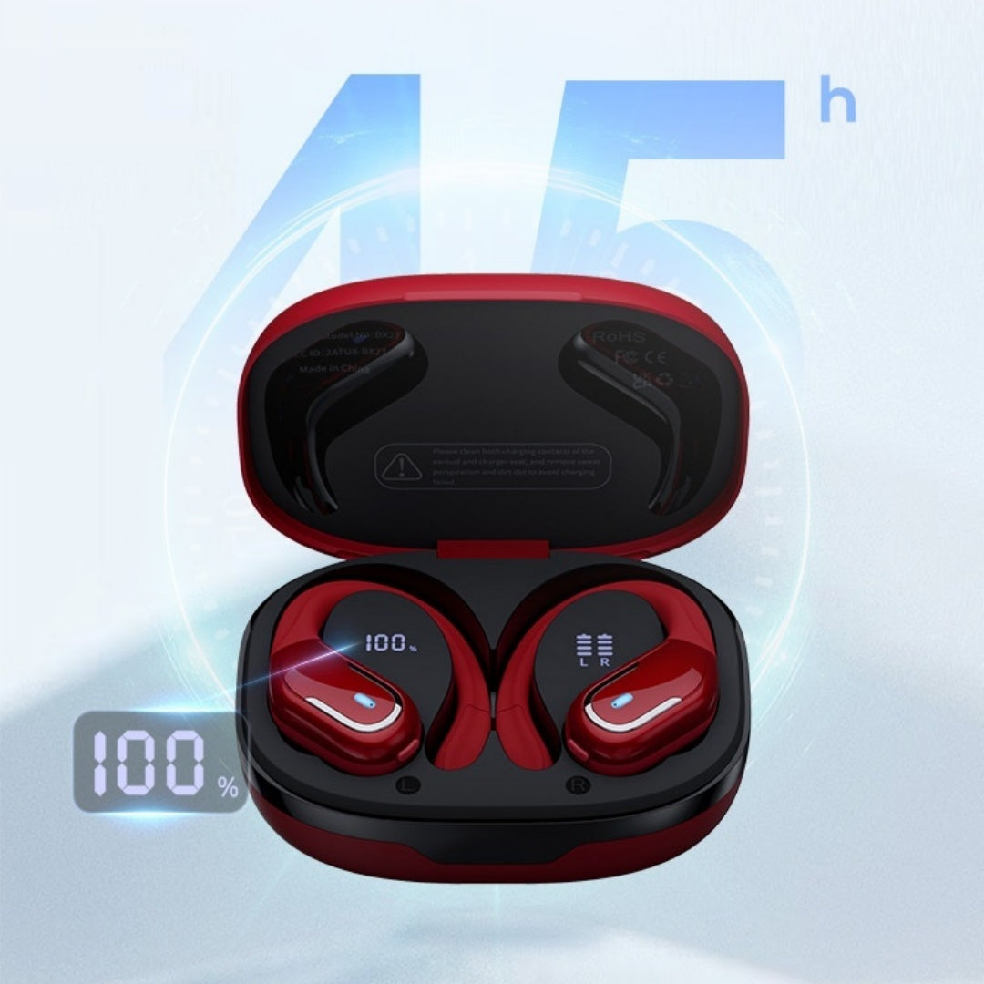 New Tech Noise-Canceling Wireless Ear-Hook Gaming Headset