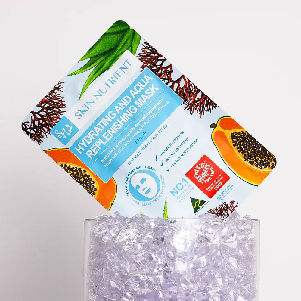 Hydrating and Aqua Replenishing Face Mask (Box of 12)-4