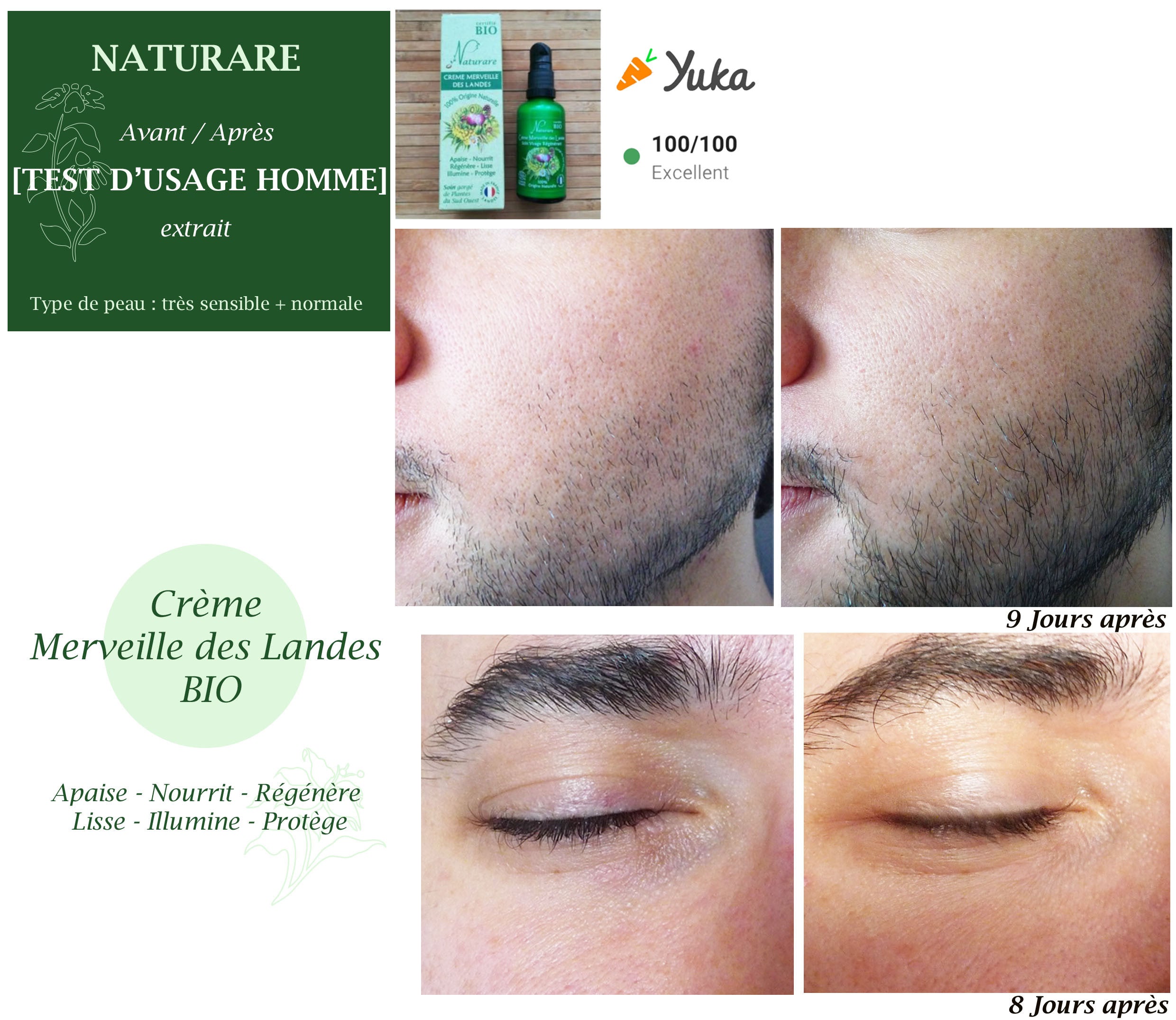MERVEILLE DES LANDES ORGANIC - Sensitive Skin Care Complete Regeneration Face